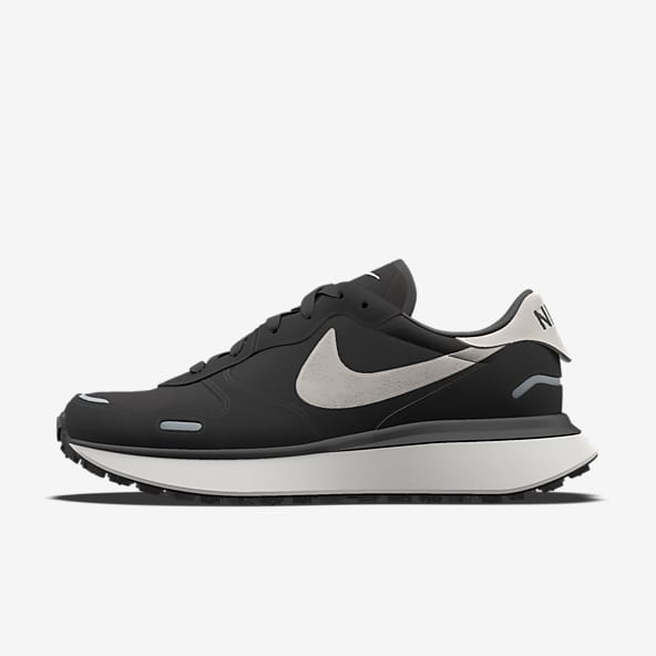Nike suede shoes black sale
